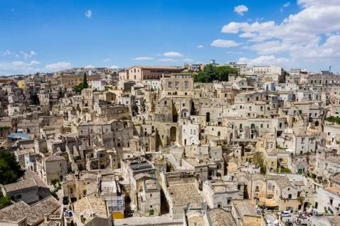 Inside the ancient town of Matera (Sassi di Matera), European Capital of Cult Stock Photos