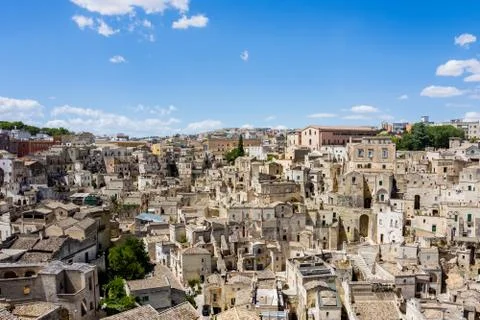 Inside the ancient town of Matera (Sassi di Matera), European Capital of Cult Stock Photos