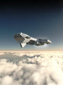 Inside the Atmosphere Stock Illustration