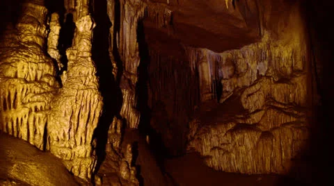 Inside the beautiful cave. Stock Footage 23495012