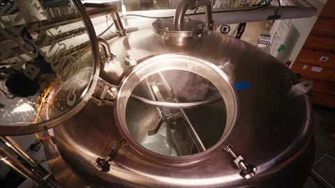 Inside Brew Kettle (4k) Video stock 168331028