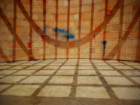 The inside of a building Foto stock