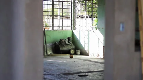 Inside Building Under Renovations Stock Footage 36641636
