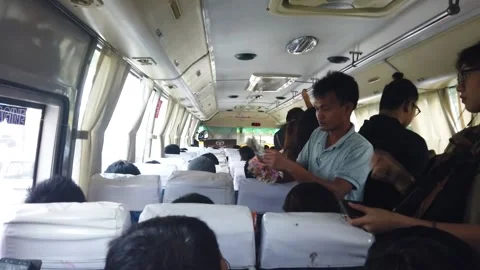 Inside the Bus Stock Footage 151030538