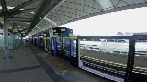  Inside the cabin of MRT  Video stock 249155398