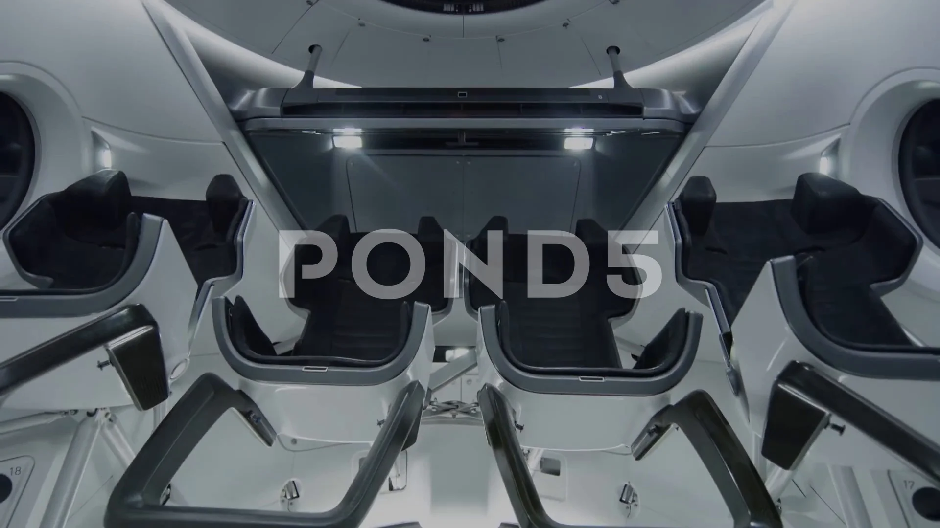 spacex crew capsule interior