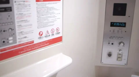 Inside Capsule Hotel Japan, Panel POV Stock Footage 30615498