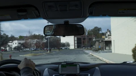 Inside Car Driving Time lapse Day Video stock 103242524