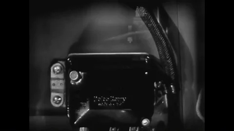 The inside of a car is shown while all of its inside machineries work their Stock Footage 85767945