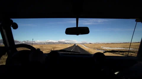 Inside car. Slow mo Vidéo 25103854