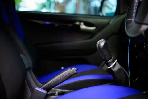 Inside car tone blue Stock Photos