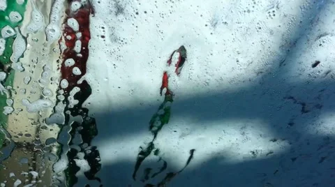 Inside a Car Wash Stock Footage 52703872