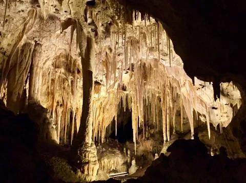 Inside Carlsbad Caverns 写真素材