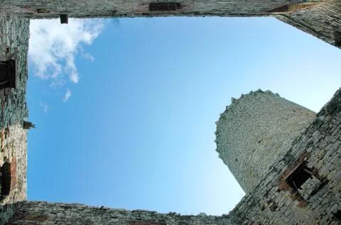 Inside of the castle Stock Photos
