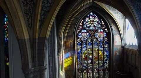 Inside the cathedral Stock Footage 67615852