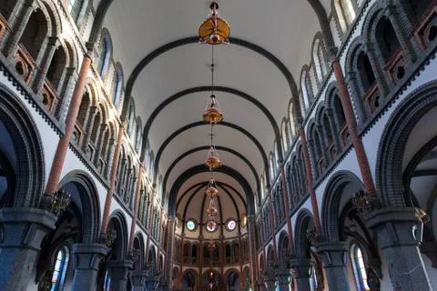 Inside the cathedral Stock Photos