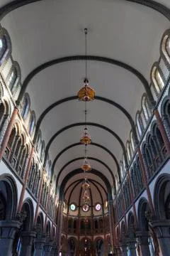 Inside the cathedral Stock Photos