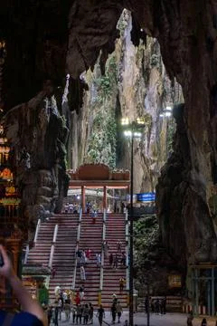 Inside the cave, batu cave, kuala lumpur. Foto stock