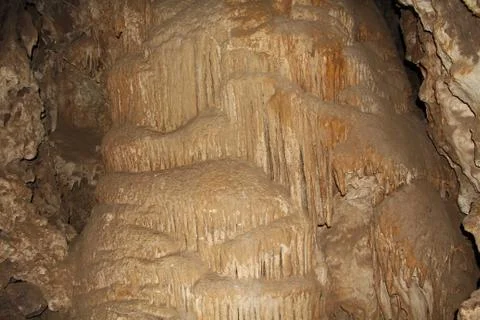 Inside the Cave of Colossal Cave Mountain Park Stock Photos