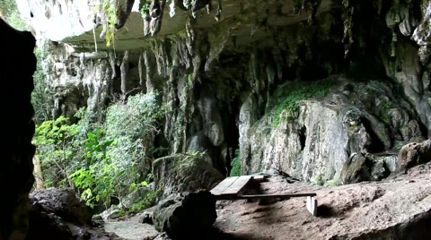 Inside cave Stock Footage 781938