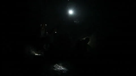 Inside cave 스톡 동영상 49058378