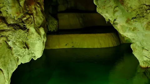 Inside the Cave Stock Footage 105842161