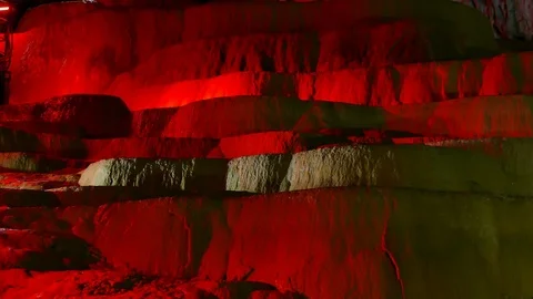 Inside the Cave Stock Footage 105842189