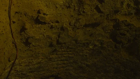The inside of a cave Stock Footage 121662555