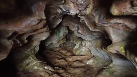 From the inside of a cave Video stock 261302089