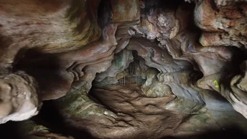 From the inside of a cave Stock Footage 261302197