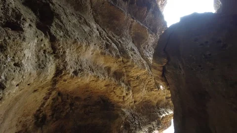 From the inside of a cave Video stock 261302253