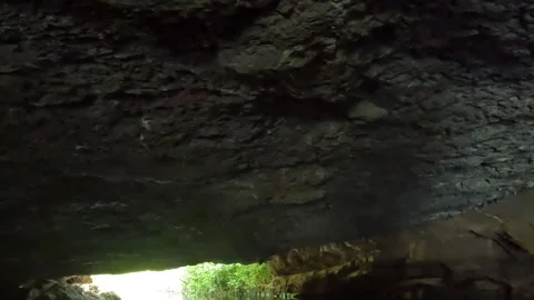 Inside Cave footage Stock Footage 243594419