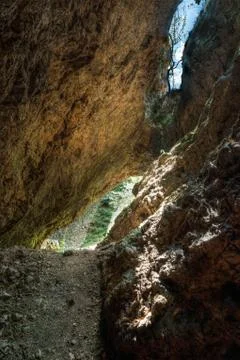 Inside the cave Stock Photos