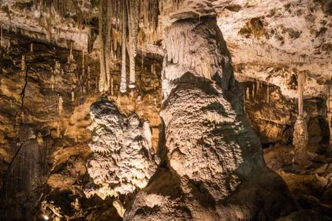Inside of a cave Stock Photos