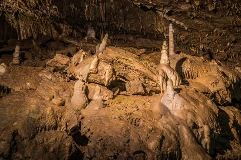 Inside of a cave Stock Photos