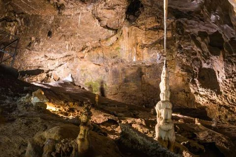 Inside of a cave Stock Photos