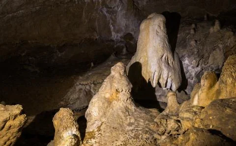 Inside of a Cave Stock Photos