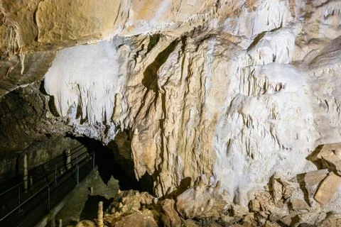 Inside of a Cave Stock Photos