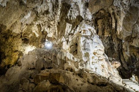 Inside of a Cave Stock Photos