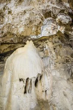 Inside of a Cave Stock Photos