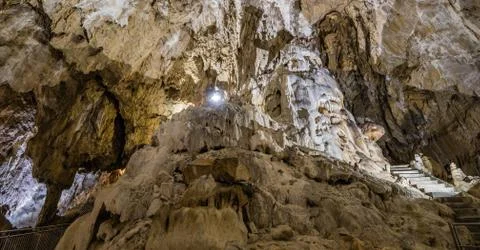 Inside of a Cave Foto stock