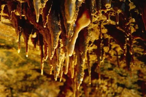 Inside Of Cave Stock Photos