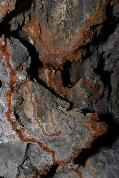 Inside a cave. Stock Photos