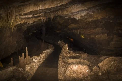 Inside the caves Stock Photos