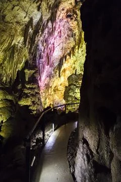 Inside the caves Stock Photos