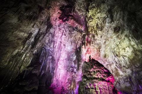 Inside the caves Stock Photos