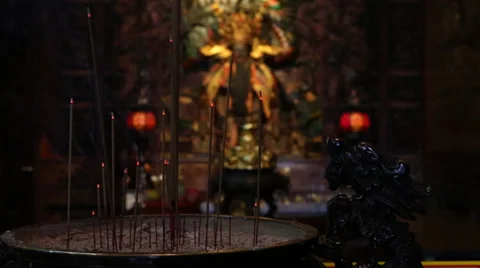Inside Chikung temple Stock Footage 34514912