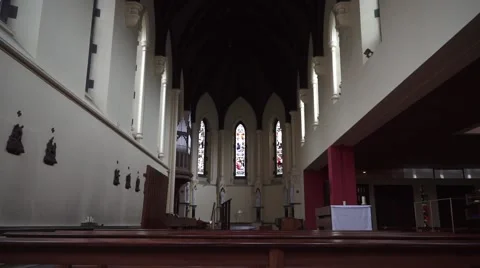Inside a Church 스톡 동영상 47321355