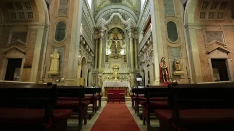 Inside the church Stock Footage 59913702