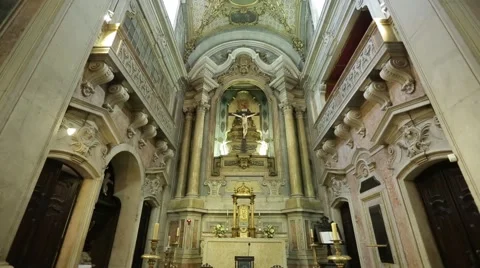 Inside the church Stock Footage 59913709